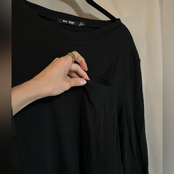 BLK DNM Merino Wool Sweater - front pocket - S - Picture 2 of 4